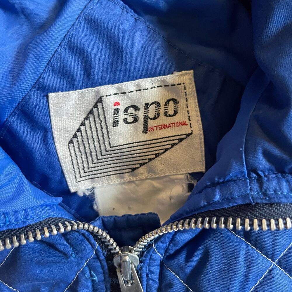 70s Vintage Ispo International Blue Ski Coat - Picture 9 of 12